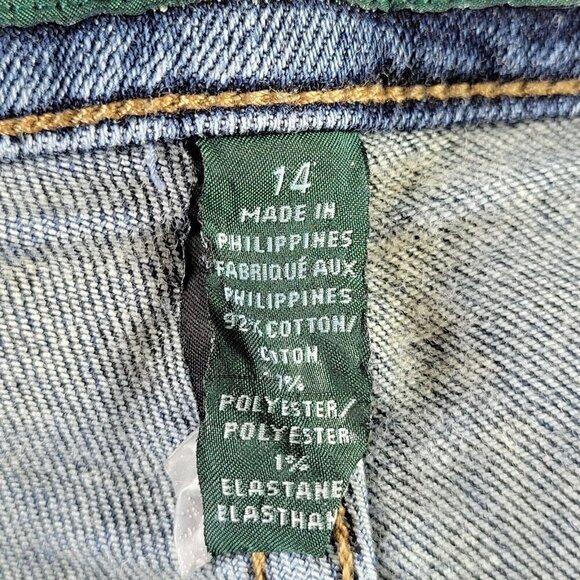 Lauren Ralph Lauren Classic Straight Leg Jeans Size 14 34X28 Medium Wash - Picture 7 of 13